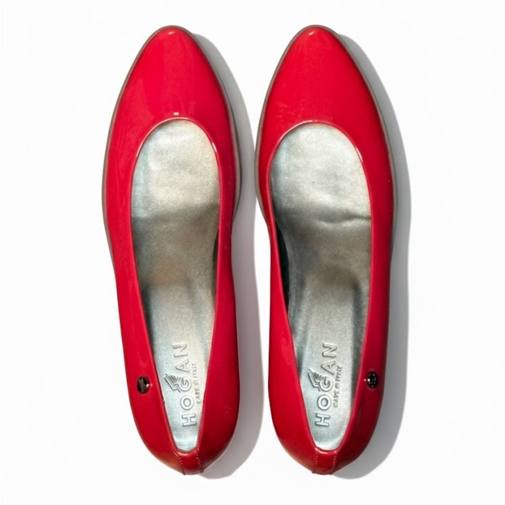 Hogan Women's Vibrant Pink Flats, Size 38.5 (women’s US 8)